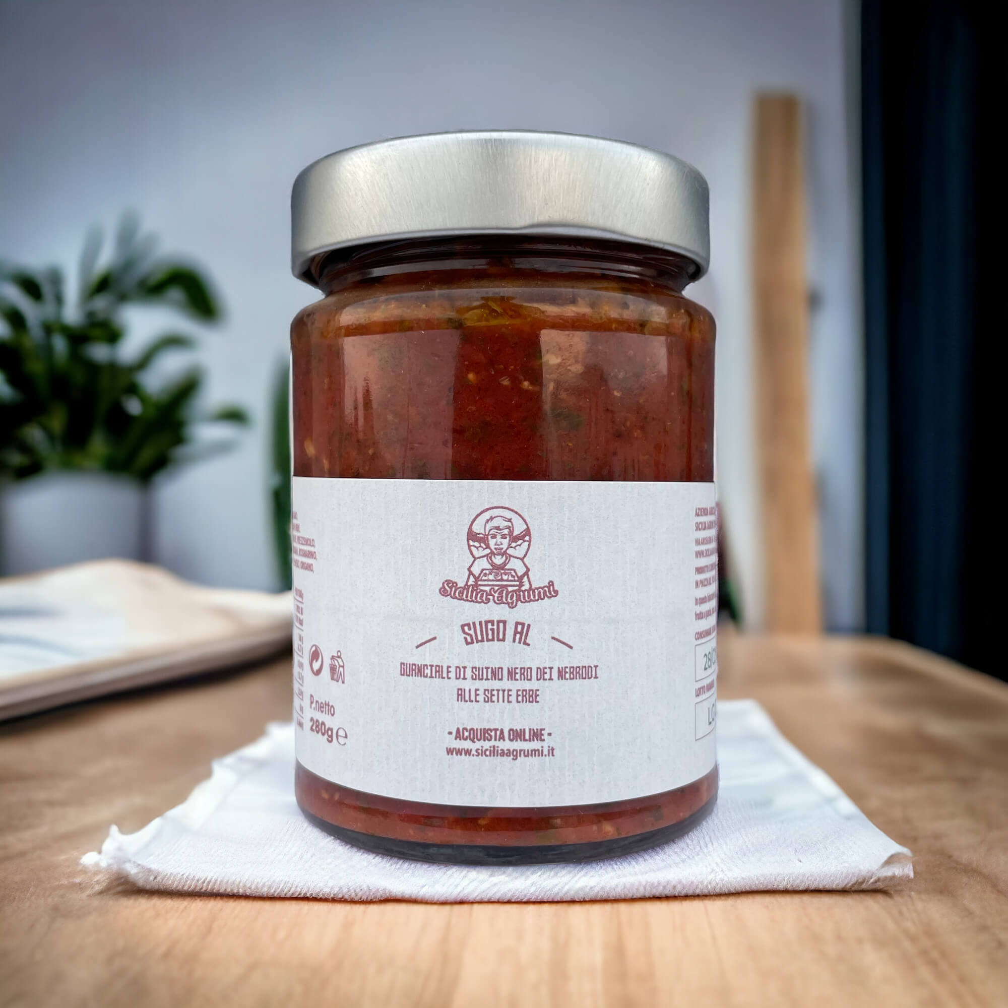 Sugo al Guanciale dei Nebrodi alle 7 Erbe - 250g