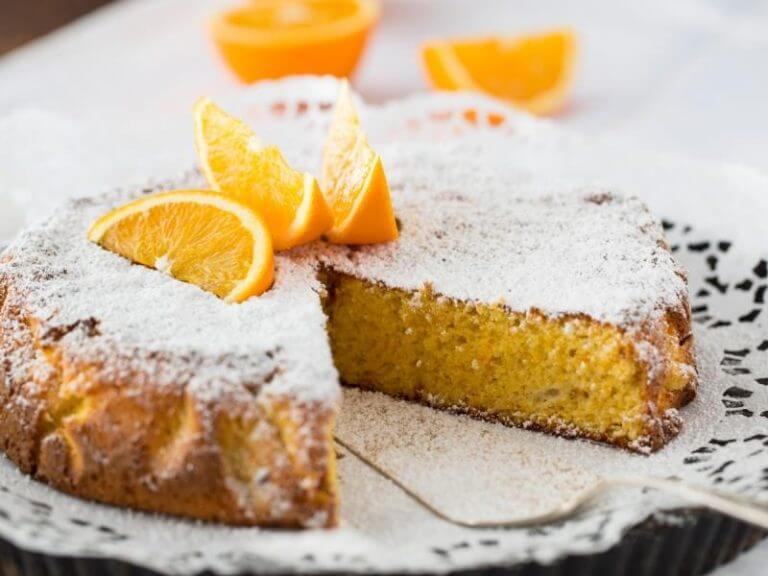 Torta alle carote e arancia