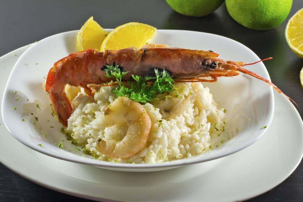 Risotto Bergamotto e Gamberi