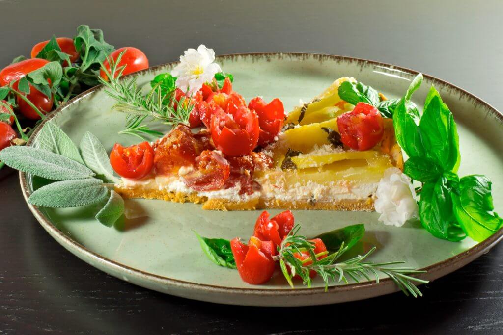 Tarte Rustique avec Tomate Datterino