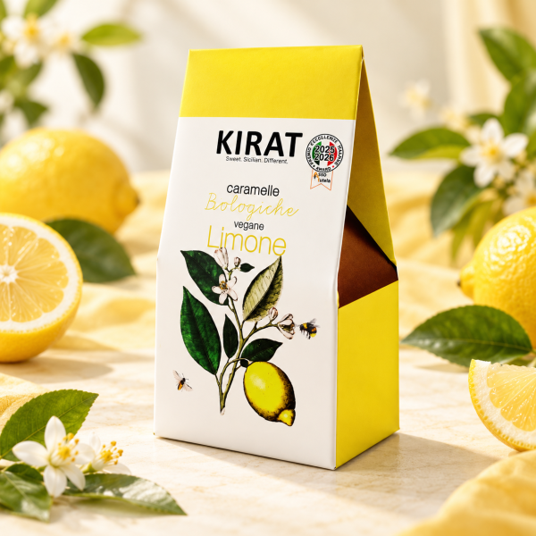 Caramelle Biologiche Vegane Limone – 40 g