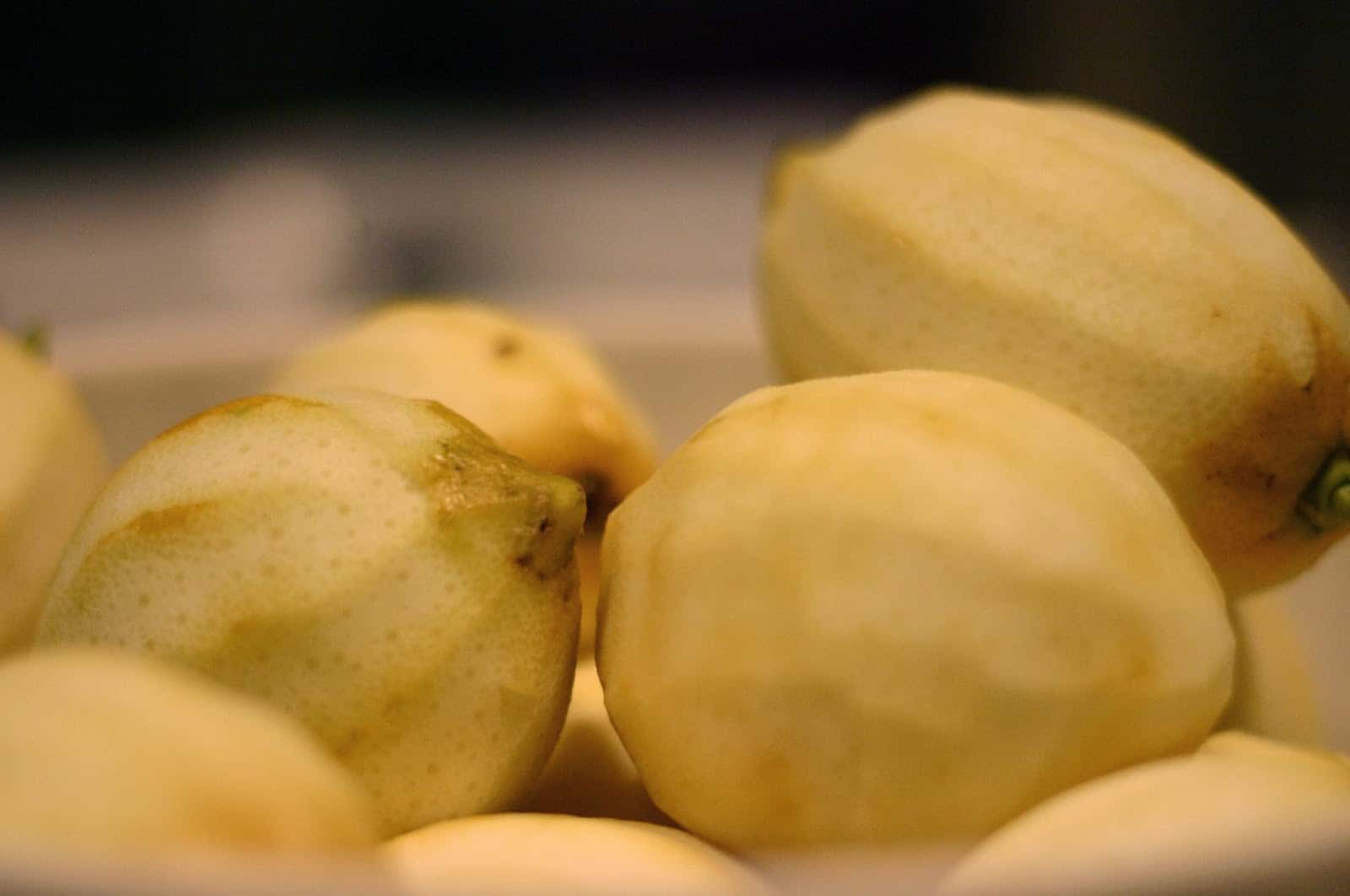 Écorce de citron et albédo Écorce de citron et albédo