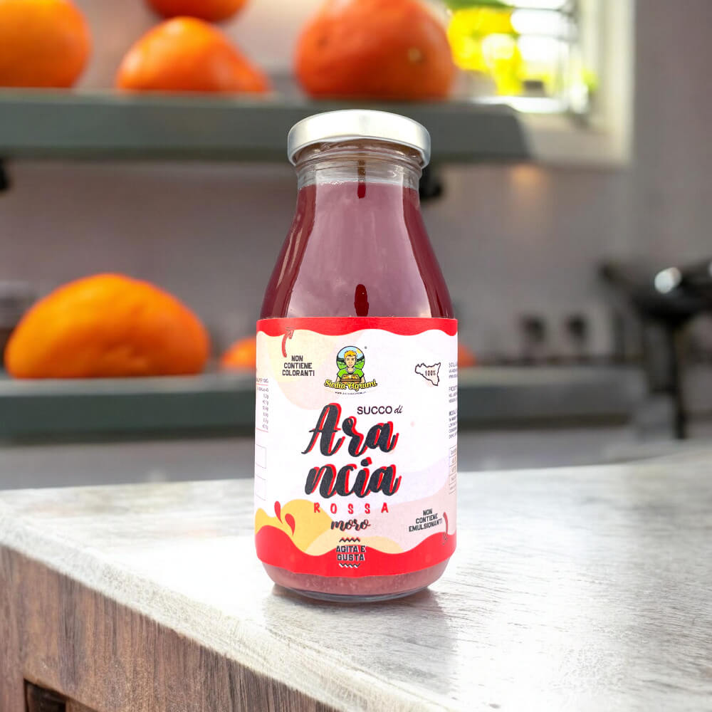 100% Black Orange Juice 250ml - Sicilia Agrumi Moro Juice