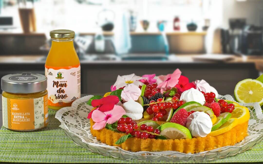 Tarte Molle à la Confiture de Mandarines et Citron Verdello